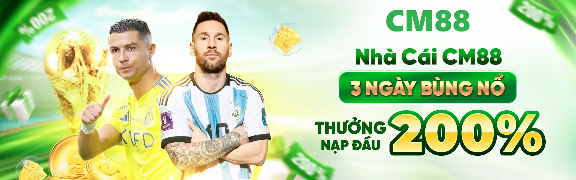 Nhà cái cm88.com khuyến mãi uy tín tặng 200k